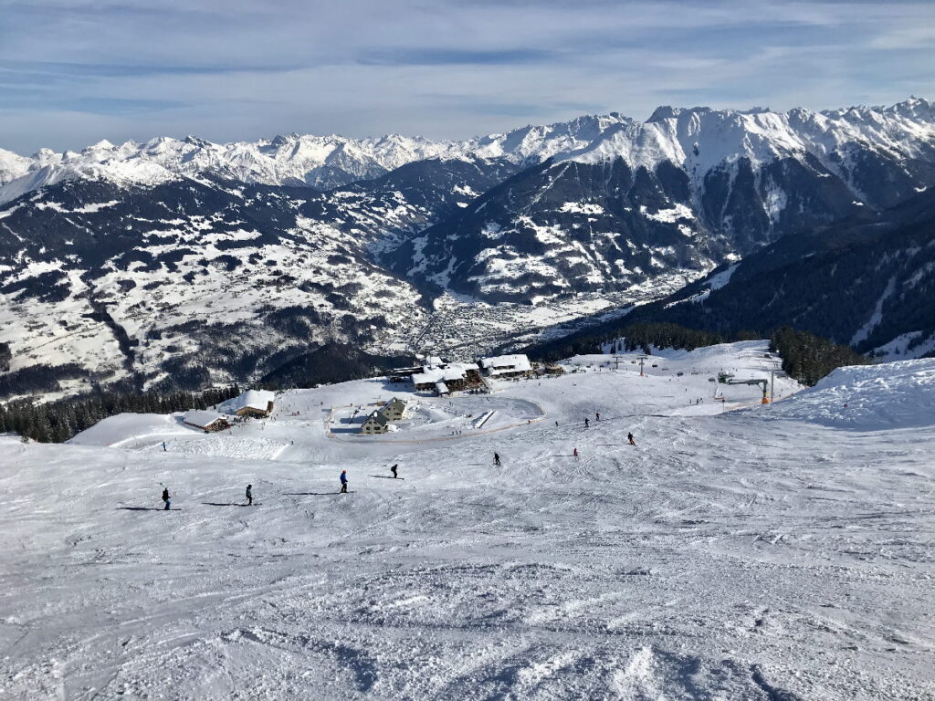 Familienskigebiet Golm - diese Aussicht hat uns extrem gefallen!